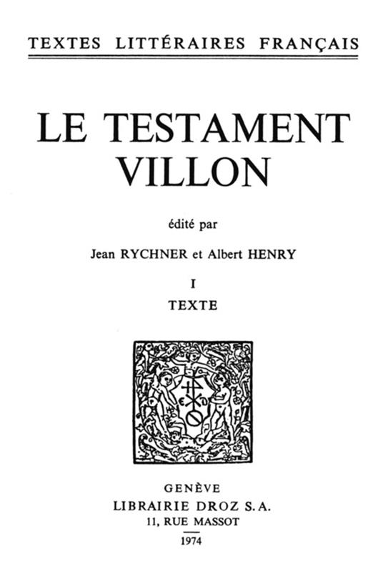 Le Testament