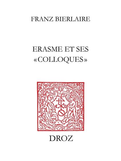 Erasme et ses "Colloques"