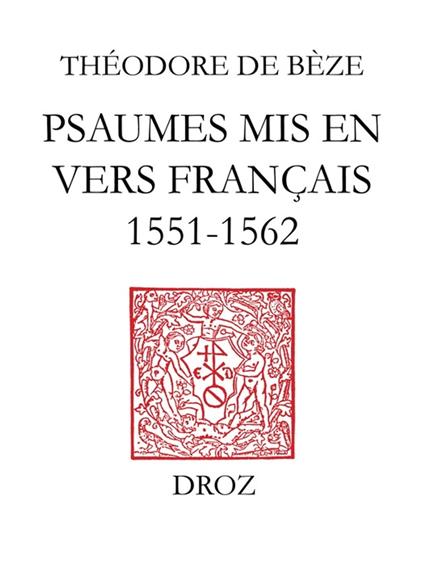 Psaumes mis en vers français (1551-1562)