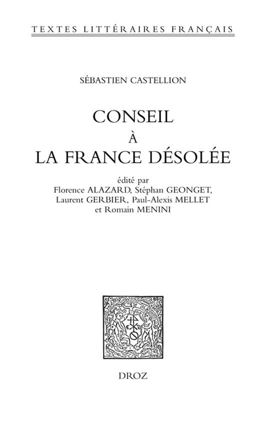 Conseil à la France désolée