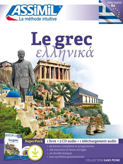 Le grec. Débutants B2. Con 3 CD-Audio. Con File audio per il download - Jean-Pierre Guglielmi - copertina