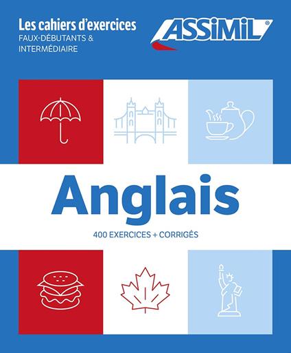 Anglais. Coffret Cahiers d'exercices. Faux Débutants & Intermédiaire - Hélène Bauchard - copertina