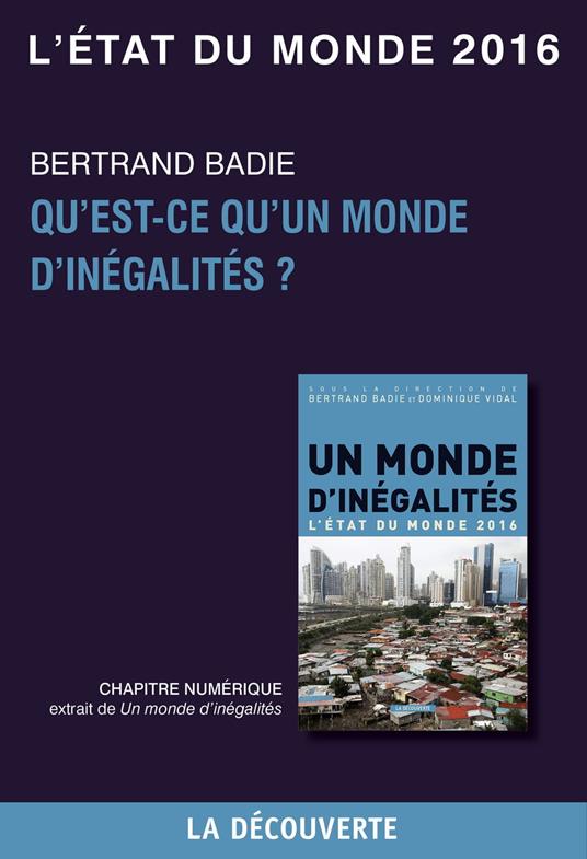 Chapitre L'état du monde 2016 - Qu'est-ce qu'un monde d'inégalités ?