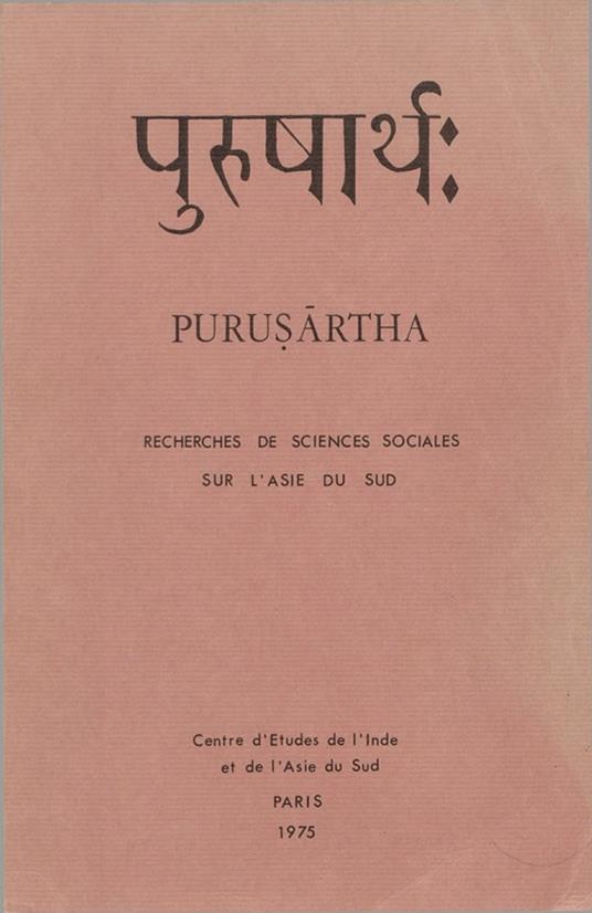 Recherches de sciences sociales sur l’Asie du Sud
