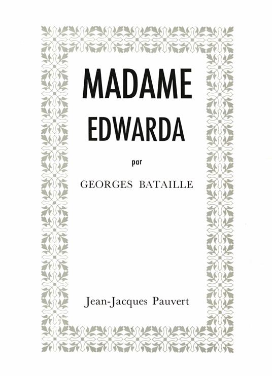 Madame Edwarda