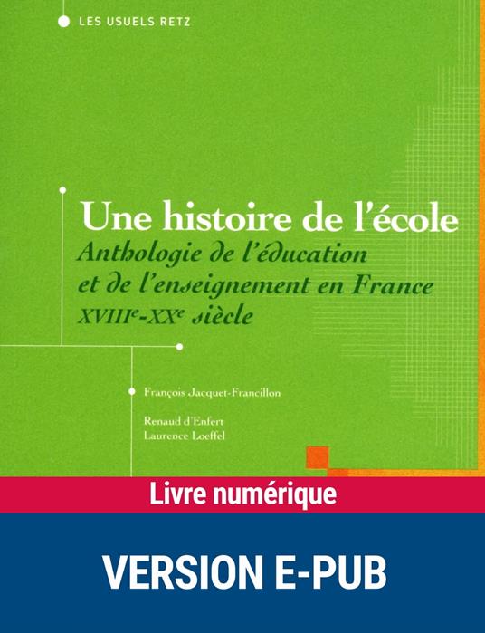 EPUB Une histoire de l'école