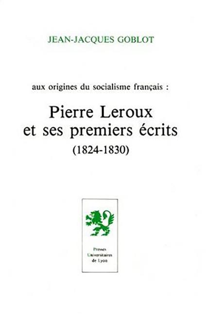 Aux origines du socialisme français