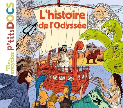 L'histoire de l'Odyssée - Stéphane Frattini,Stéphanie Ledu,Alban Marilleau - ebook