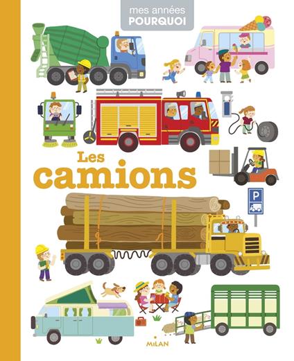 Les camions - Lucie Voisin,Collectif d'illustrateurs - ebook