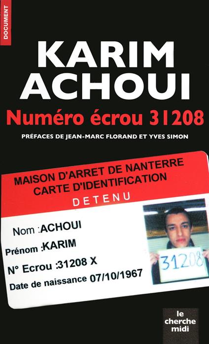 Numéro Ecrou 31208