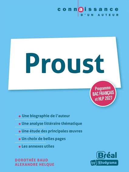 Proust - Programme Bac français et HLP 2027