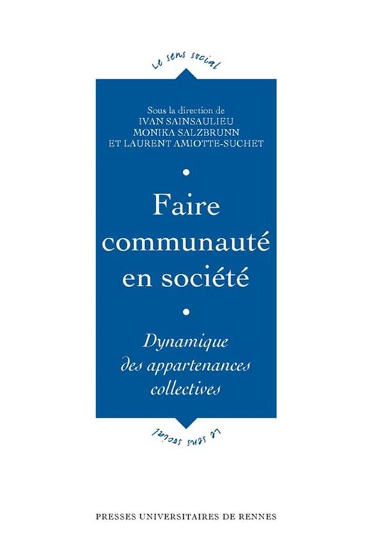 Faire communauté en société