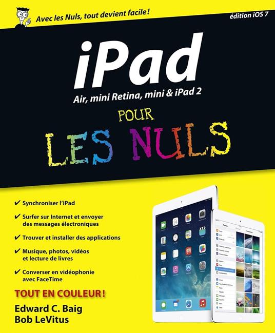 iPad Air, mini Retina, mini & iPad 2 pour les nuls 2ed