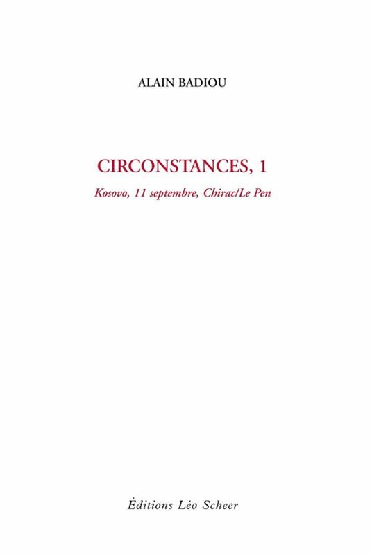 Circonstances 1