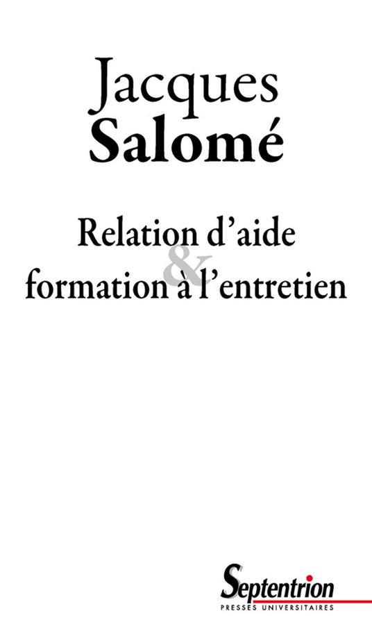 Relation d’aide et formation à l’entretien