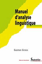 Manuel d’analyse linguistique