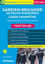 Gardien-brigadier de police municipale – Garde champêtre – Tout-en-un – Catégorie C – Concours 2025-2026