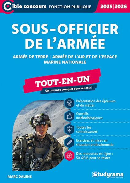Sous-officier de l’armée - Tout-en-un - Édition 2025-2026