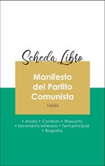 Scheda libro Manifesto del Partito Comunista (analisi letteraria di riferimento e riassunto completo)