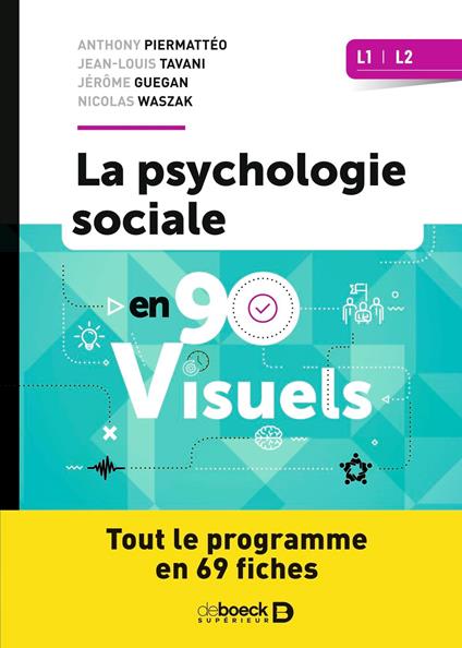La psychologie sociale en 90 visuels - Licences 1 et 2