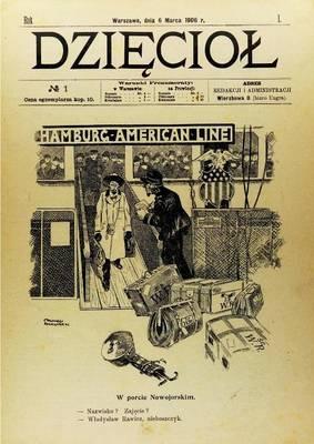 dzieciol 1906: satirical journal of the first russian revolution - Polish Satirical Journal 12 Issues - cover