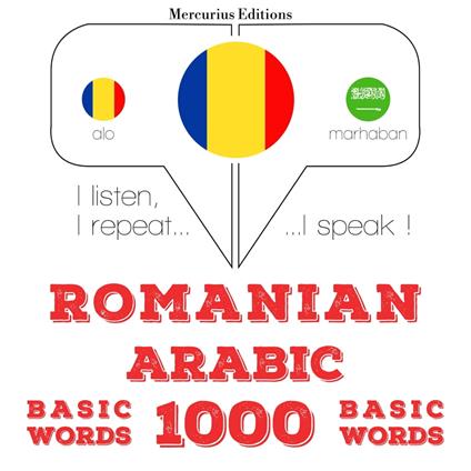 Araba - Romania: 1000 de cuvinte de baza
