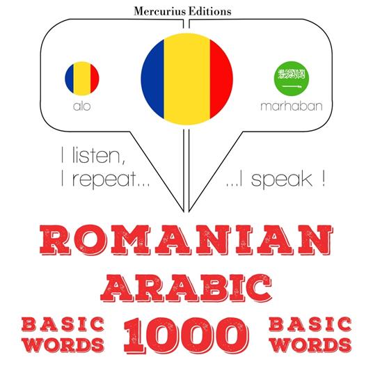 Araba - Romania: 1000 de cuvinte de baza