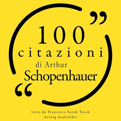 100 citazioni di Arthur Schopenhauer