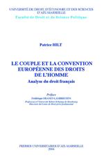 Le couple et la convention européenne des droits de l’homme