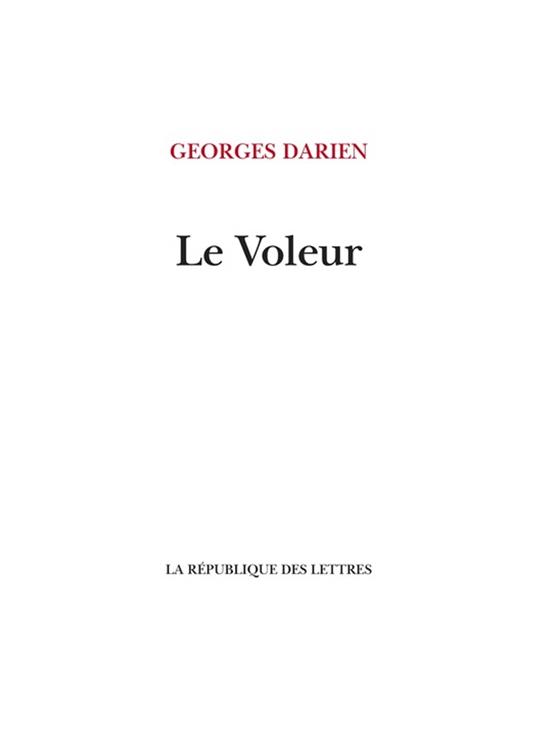 Le Voleur
