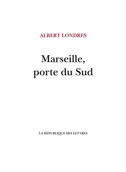 Marseille, porte du Sud