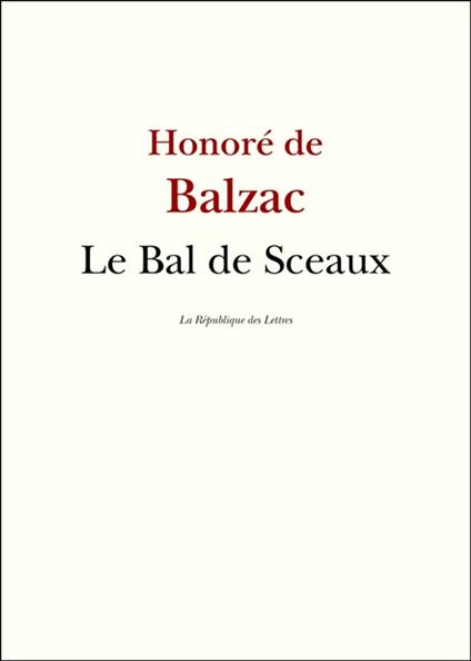 Le Bal de Sceaux