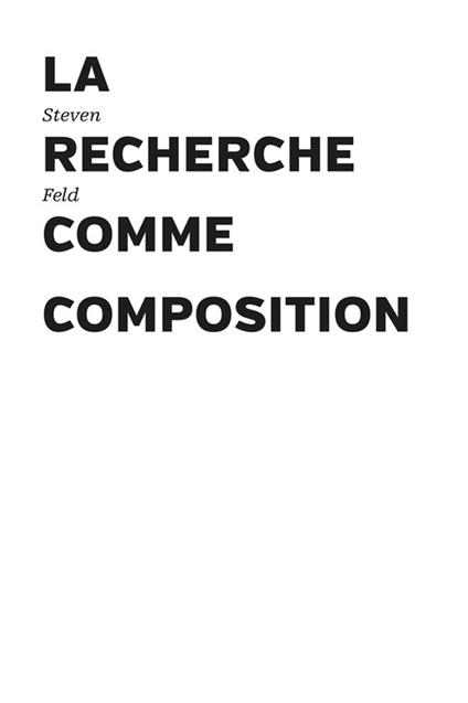 La recherche comme composition