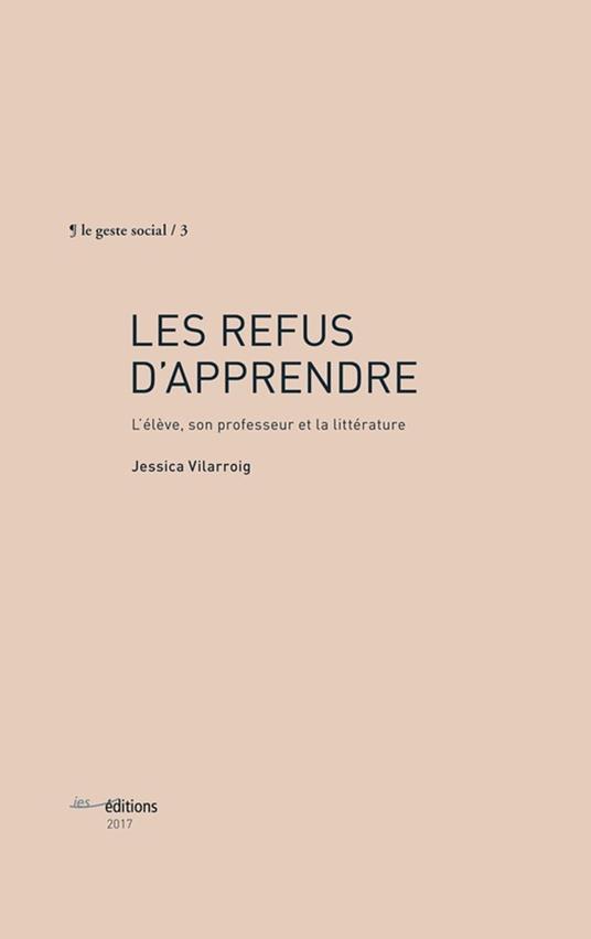 Les refus d'apprendre