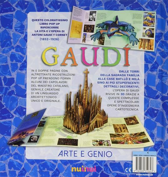 Gaudí. Arte e genio. Libro pop-up - David Hawcock - 2