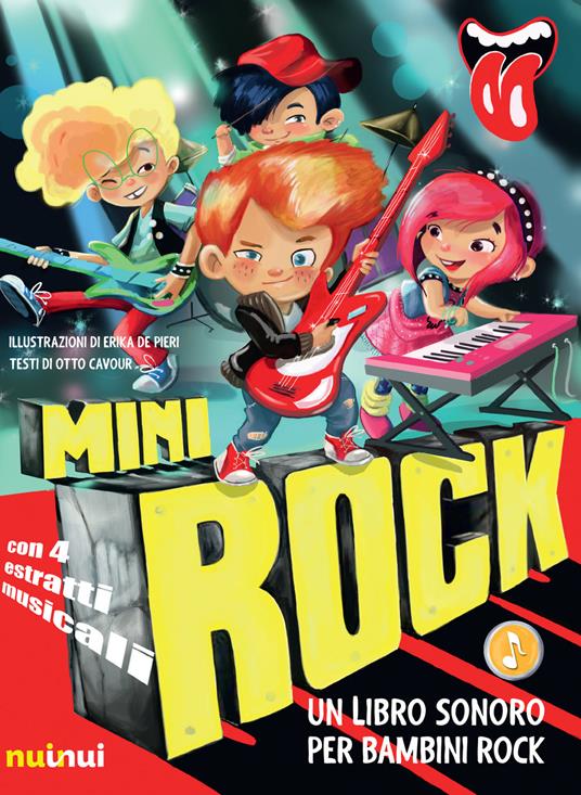 Minirock. Un libro sonoro per bambini rock. Ediz. a colori - Otto Cavour - copertina