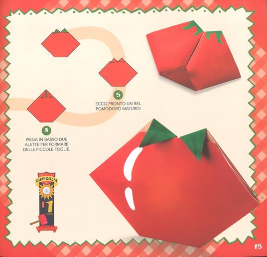 Il piccolo chef. Origamoni per bambini. Ediz. a colori. Con carte per origami staccabili integrate al libro - Rita Foelker - 5