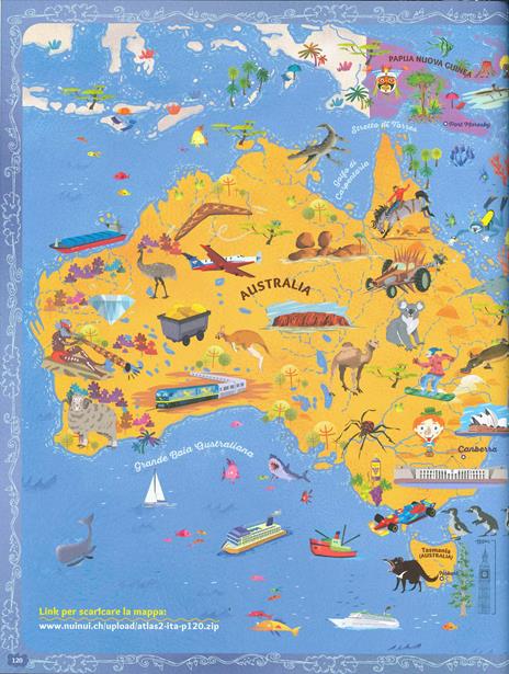 Pianeta Terra. Atlante per bambini. Mappe & video per scoprire il mondo e lo spazio. Ediz. a colori. Con Poster - Enrico Lavagno - 4