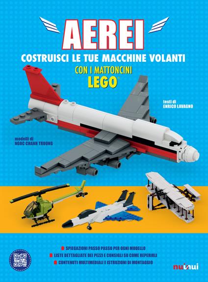 Aerei. Costruisci le tue macchine volanti con i mattoncini Lego®. Ediz. a colori - Ngoc Chanh Truong,Enrico Lavagno - copertina