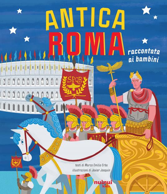 Antica Roma raccontata ai bambini - Marco Emilio Erba - copertina