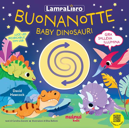 Buonanotte baby dinosauri. LampaLibro. Ediz. a colori - copertina