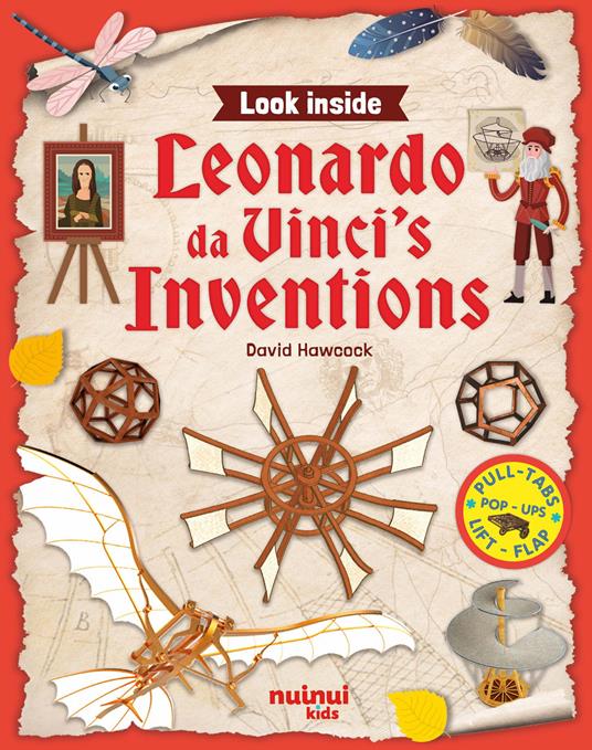 Leonardo da Vinci's inventions. Look inside. Ediz. illustrata - David Hawcock - copertina
