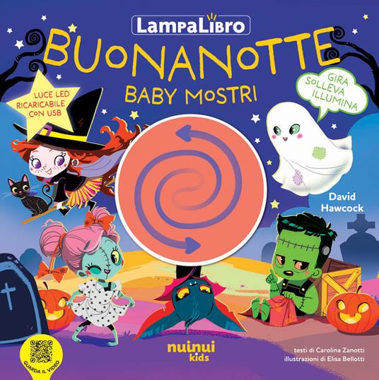 Buonanotte baby mostri. LampaLibro. Ediz. illustrata - David Hawcock - copertina
