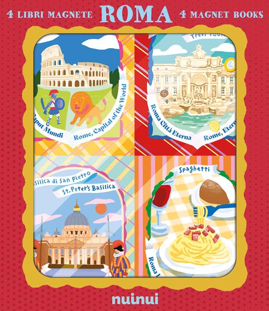 Roma. 4 libri magnete - copertina