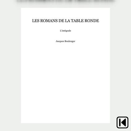 Les romans de la table ronde