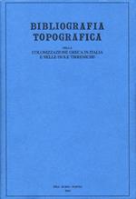 Bibliografia topografica della colonizzazione greca in Italia e nelle isole tirreniche. Vol. 20: Siti: Sutera-Toppo Daguzzo.