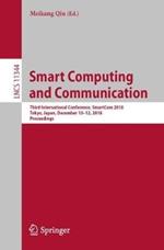 Smart Computing and Communication: Third International Conference, SmartCom 2018, Tokyo, Japan, December 10–12, 2018, Proceedings