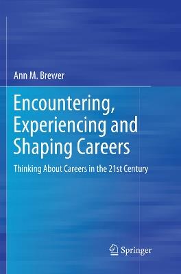 Encountering, Experiencing and Shaping Careers: Thinking About Careers in the 21st Century - Ann M. Brewer - cover