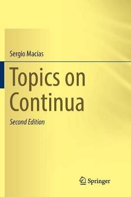 Topics on Continua - Sergio Macías - cover