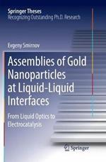 Assemblies of Gold Nanoparticles at Liquid-Liquid Interfaces: From Liquid Optics to Electrocatalysis